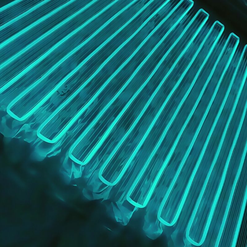 Lumière liquide - Lignes en silicone